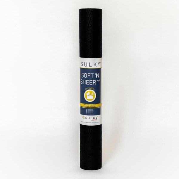 SULKY SOFT´N SHEER PLUS schwarz, 50 cm x 25m